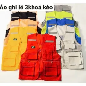 ÁO LAO ĐỘNG 3 KHÓA KÉO